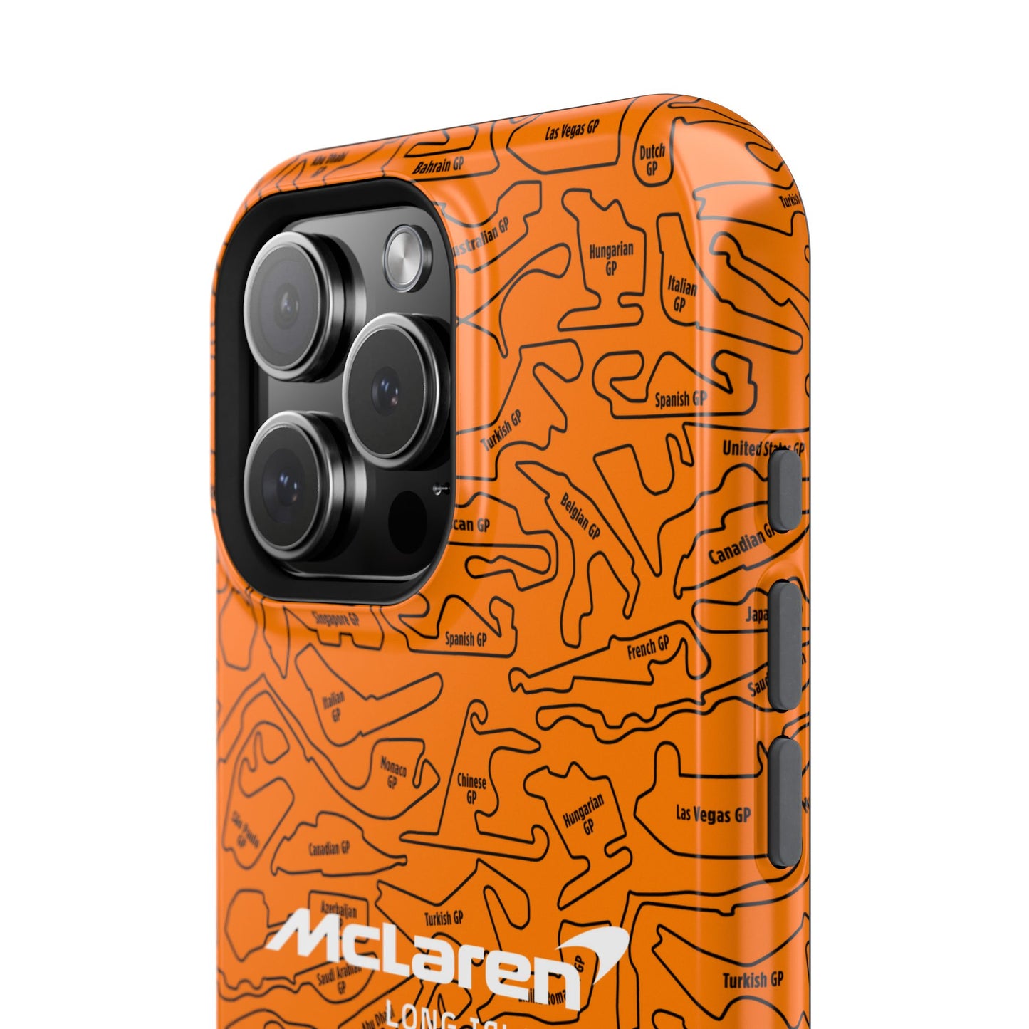 McLaren Long Island F1 race Track Inspired Impact-Resistant Phone Case