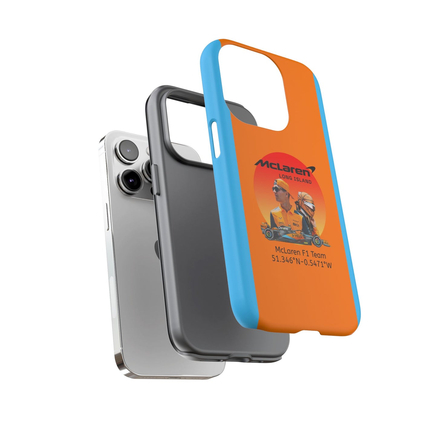 McLaren Long Island McLaren F1 inspired Lando Norris Impact-Resistant Phone Case - Sleek & Stylish