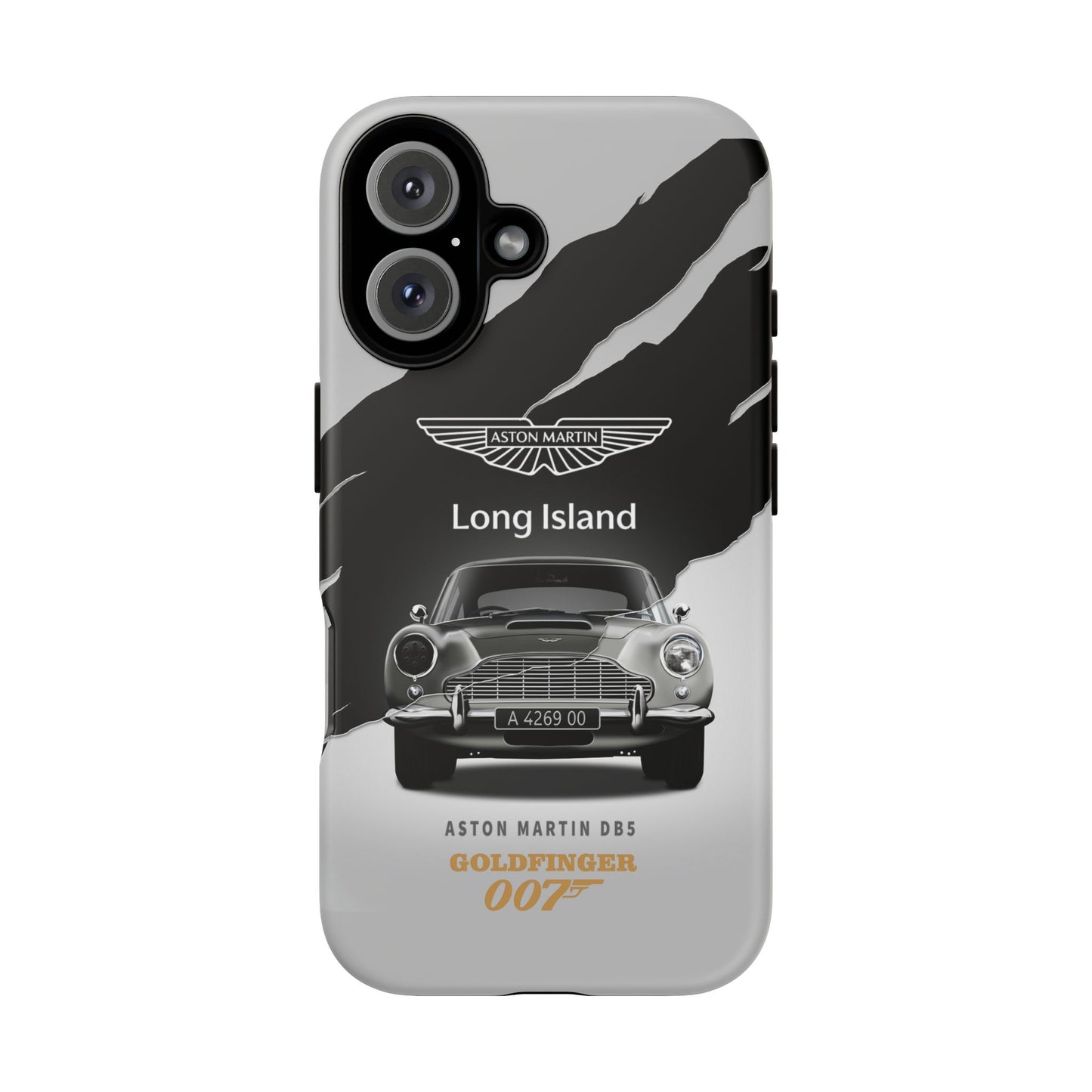 Aston Martin Long Island Phone Case Aston Martin DB5 Goldfinger 007 inspired Phone case (iPhone 8-17)