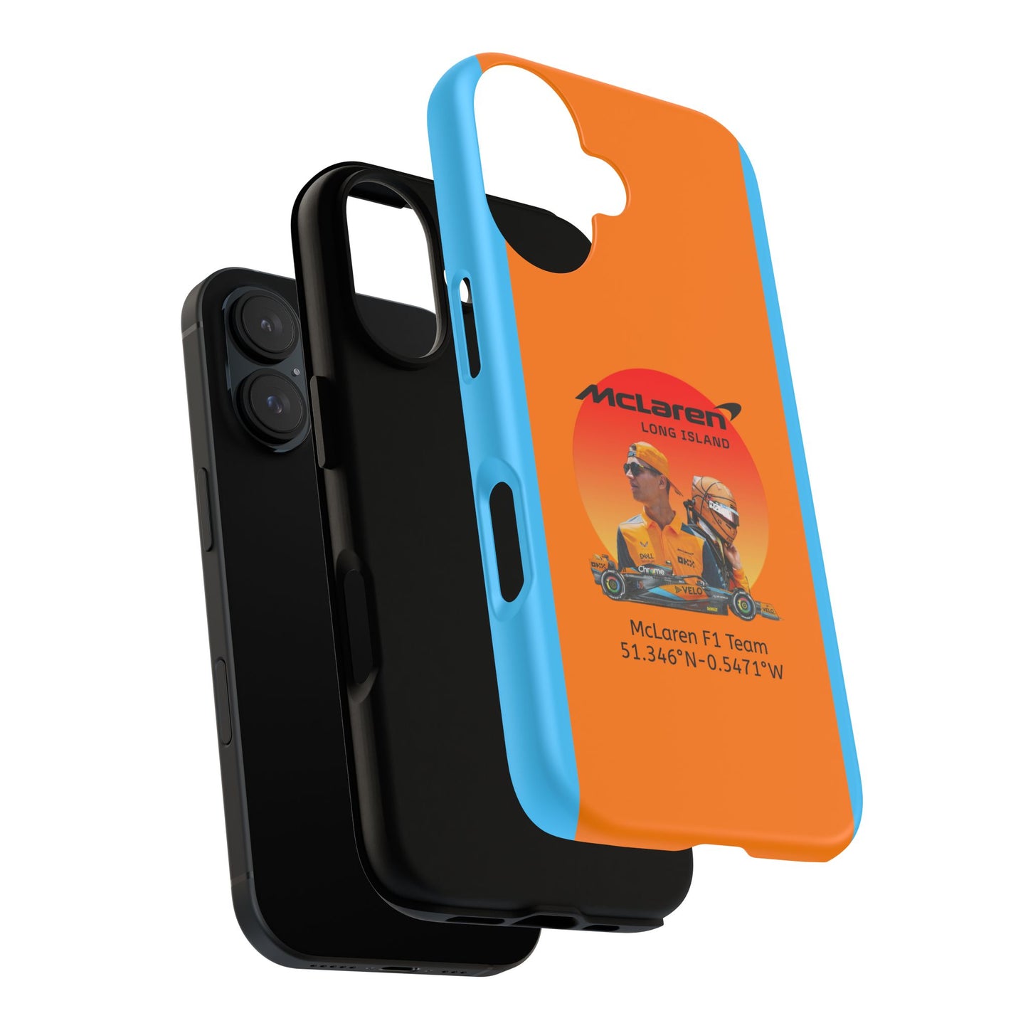 McLaren Long Island McLaren F1 inspired Lando Norris Impact-Resistant Phone Case - Sleek & Stylish