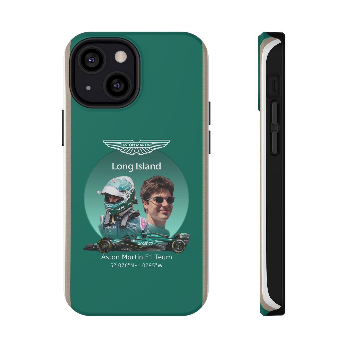 Aston Martin Long Island F1 inspired Lance Stroll Impact-Resistant Phone Case - Sleek & Stylish