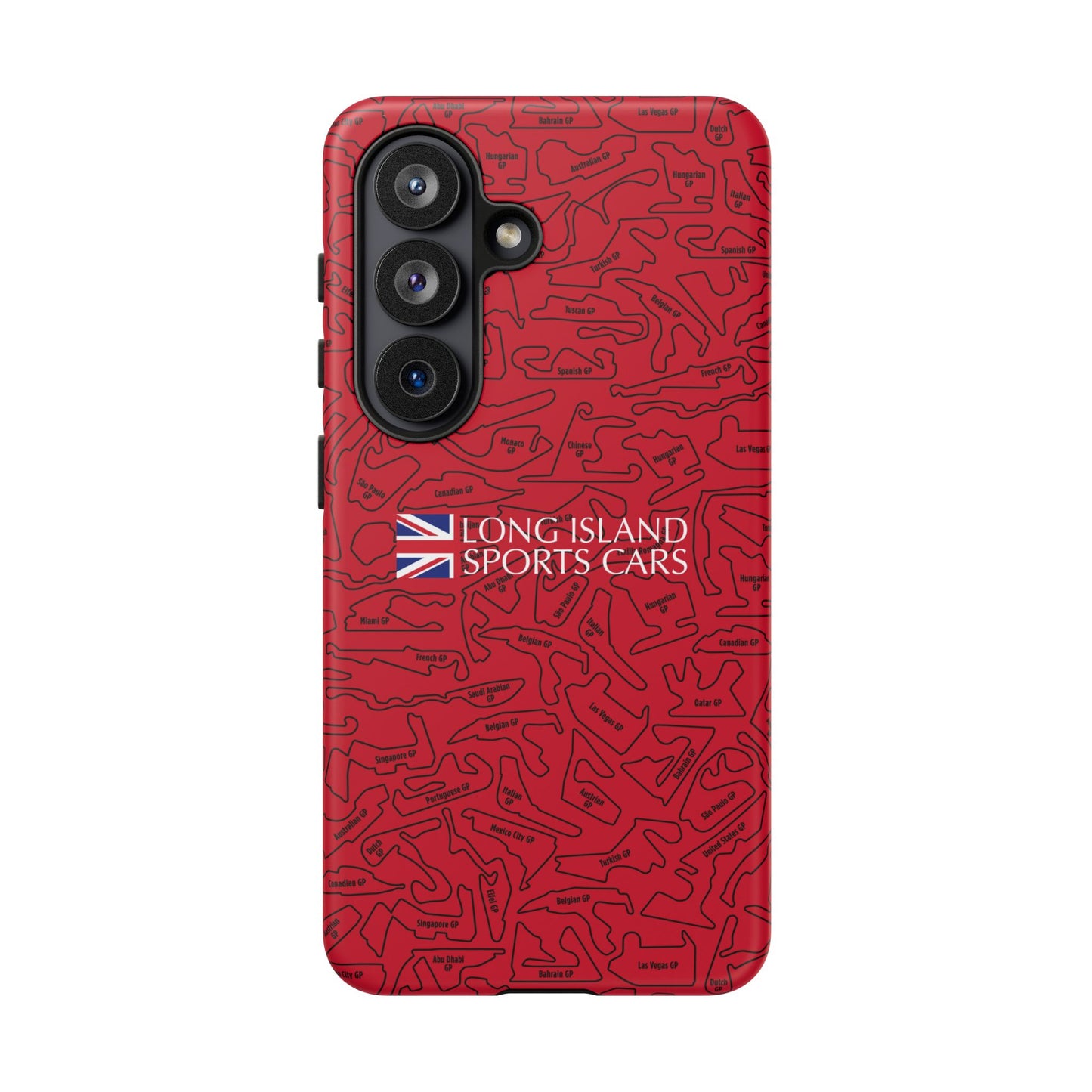 Long Island Sports Cars F1 race Track Inspired Impact-Resistant Phone Case