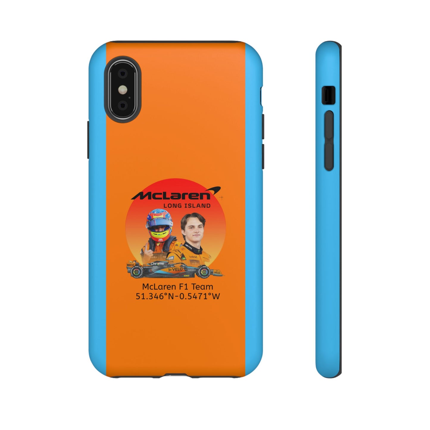 McLaren Long Island McLaren F1 inspired Oscar Piastri Impact-Resistant Phone Case - Sleek & Stylish