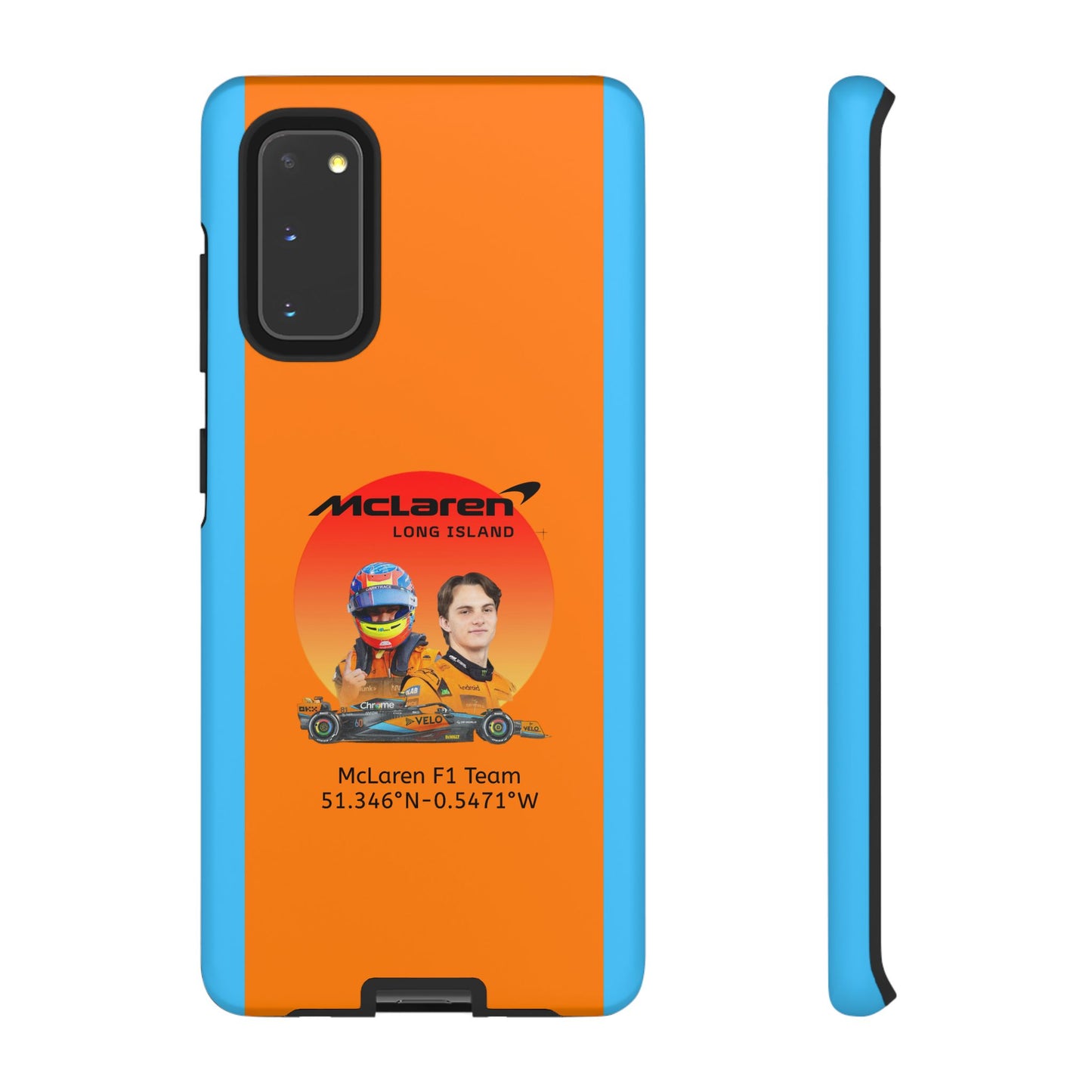 McLaren Long Island McLaren F1 inspired Oscar Piastri Impact-Resistant Phone Case - Sleek & Stylish