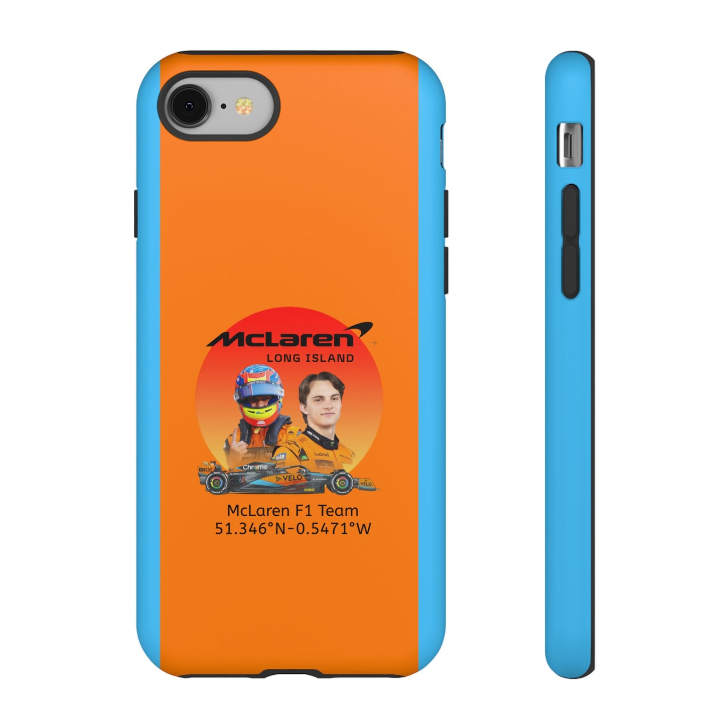 McLaren Long Island McLaren F1 inspired Oscar Piastri Impact-Resistant Phone Case - Sleek & Stylish