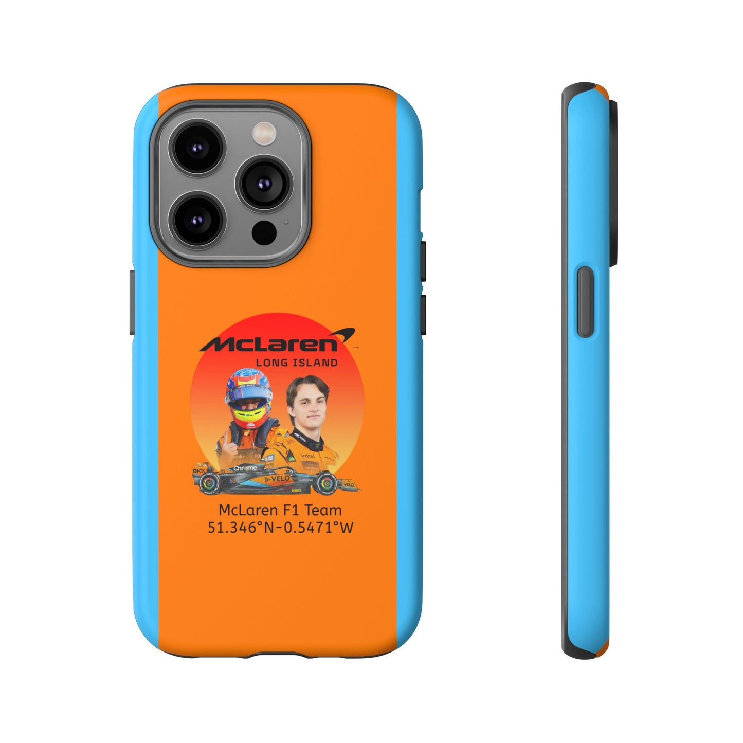 McLaren Long Island McLaren F1 inspired Oscar Piastri Impact-Resistant Phone Case - Sleek & Stylish