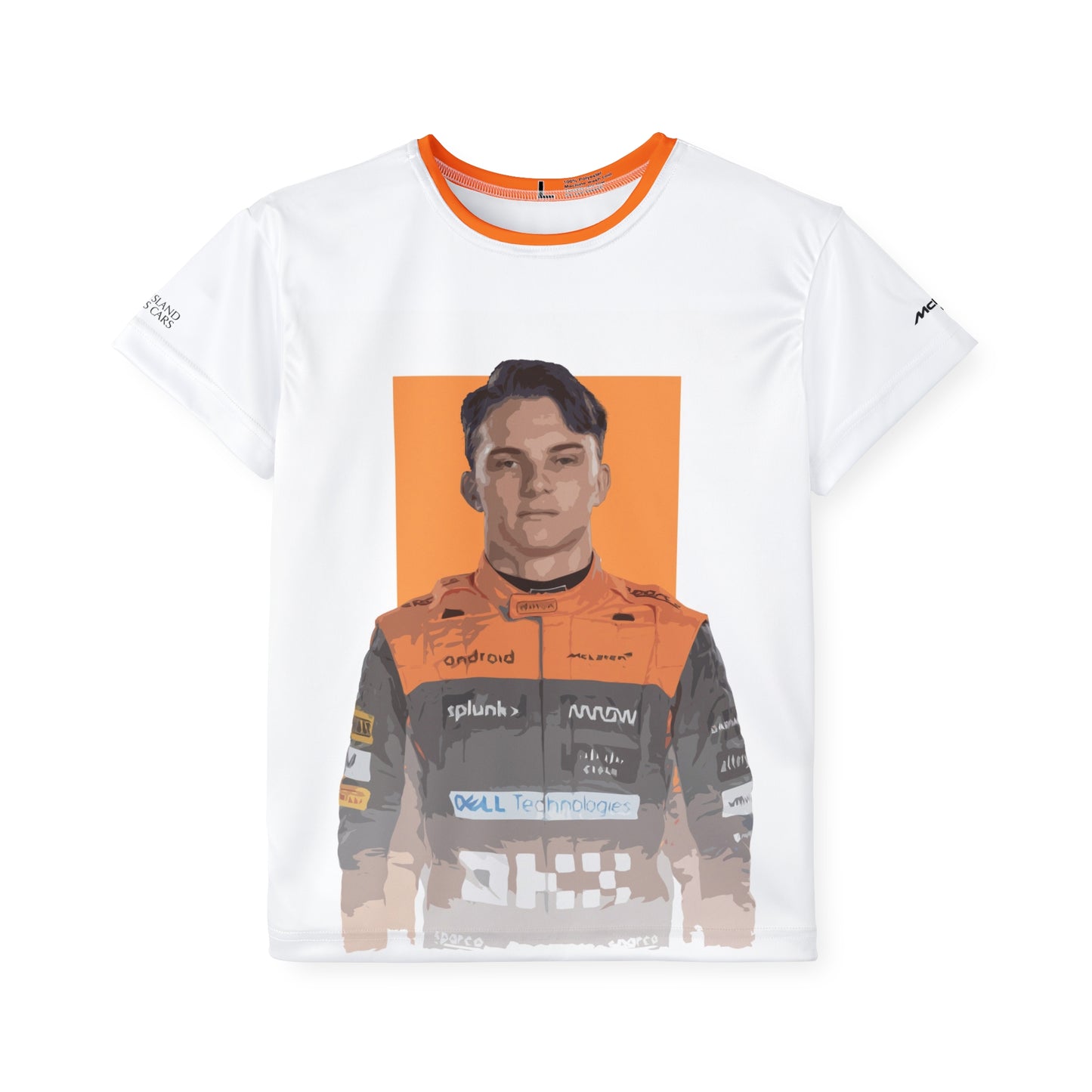 Kids Sports Jersey - Oscar Piastri Formula 1 inspired Design for Young Speed Enthusiasts