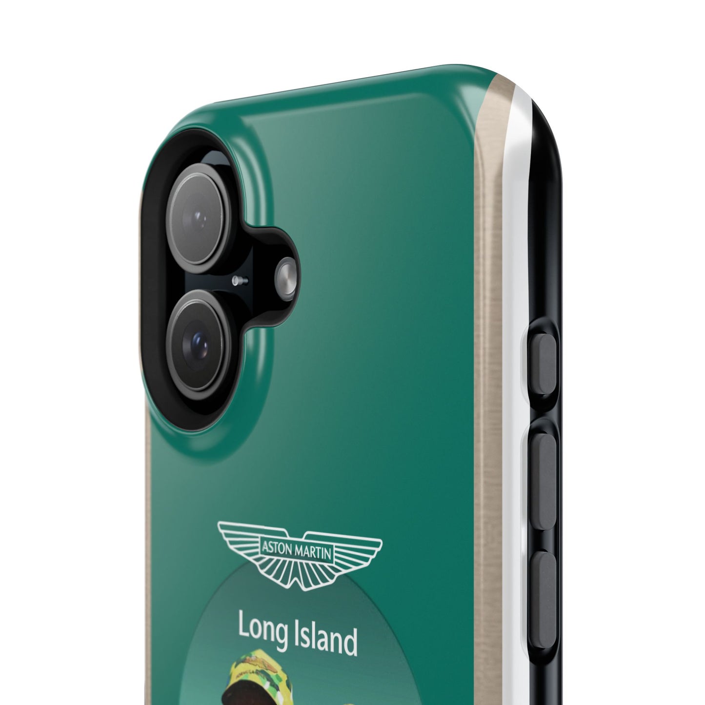 Aston Martin Long Island F1 inspired Fernando Alonso Impact-Resistant Phone Case - Sleek & Stylish