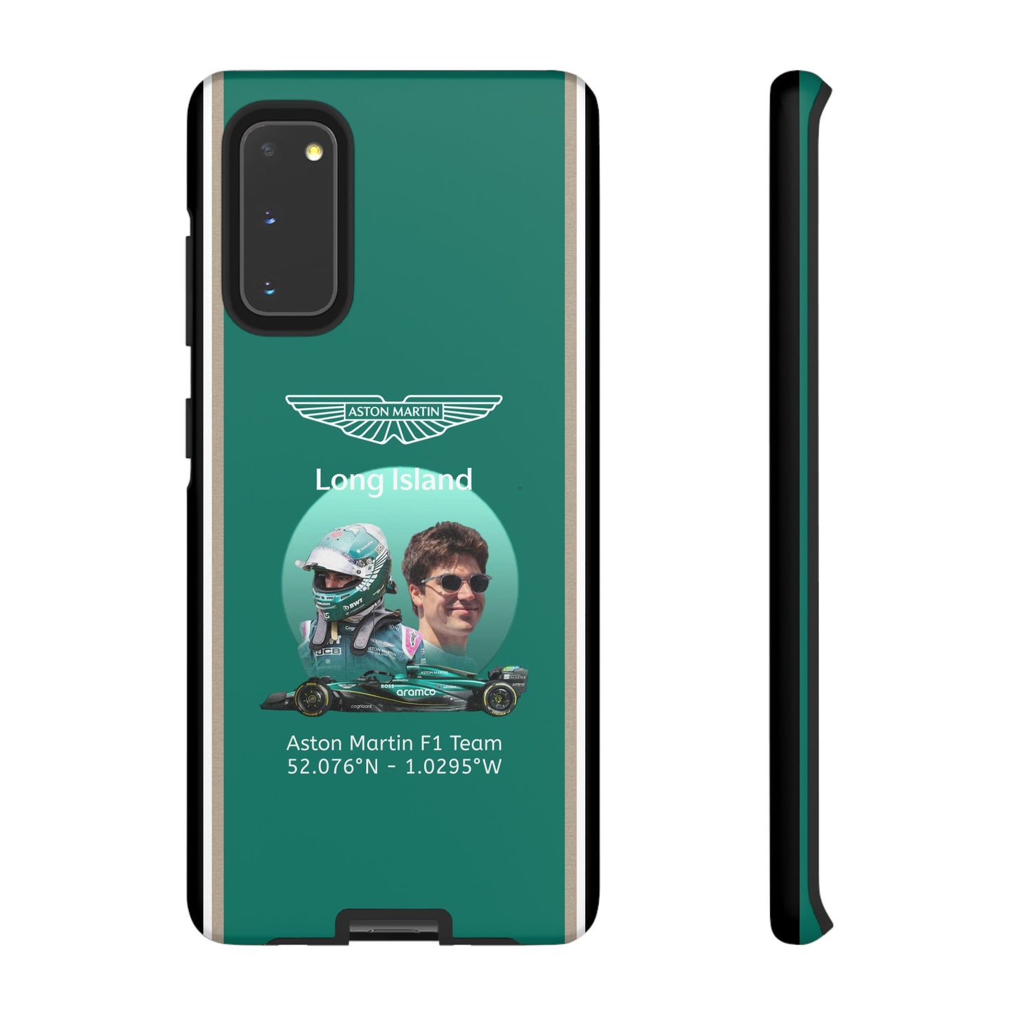Aston Martin Long Island F1 inspired Lance Stroll Impact-Resistant Phone Case - Sleek & Stylish