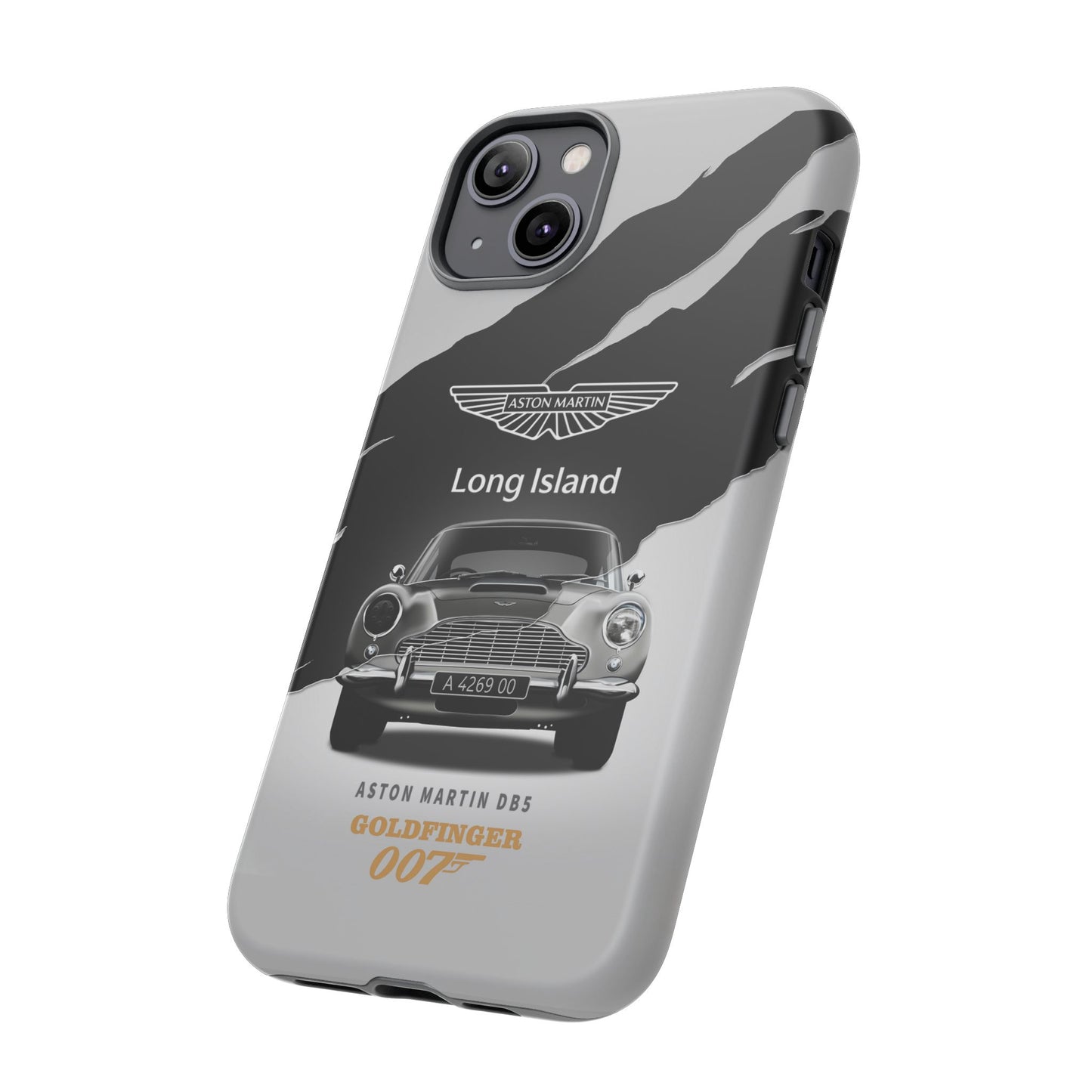 Aston Martin Long Island Phone Case Aston Martin DB5 Goldfinger 007 inspired Phone case (iPhone 8-17)