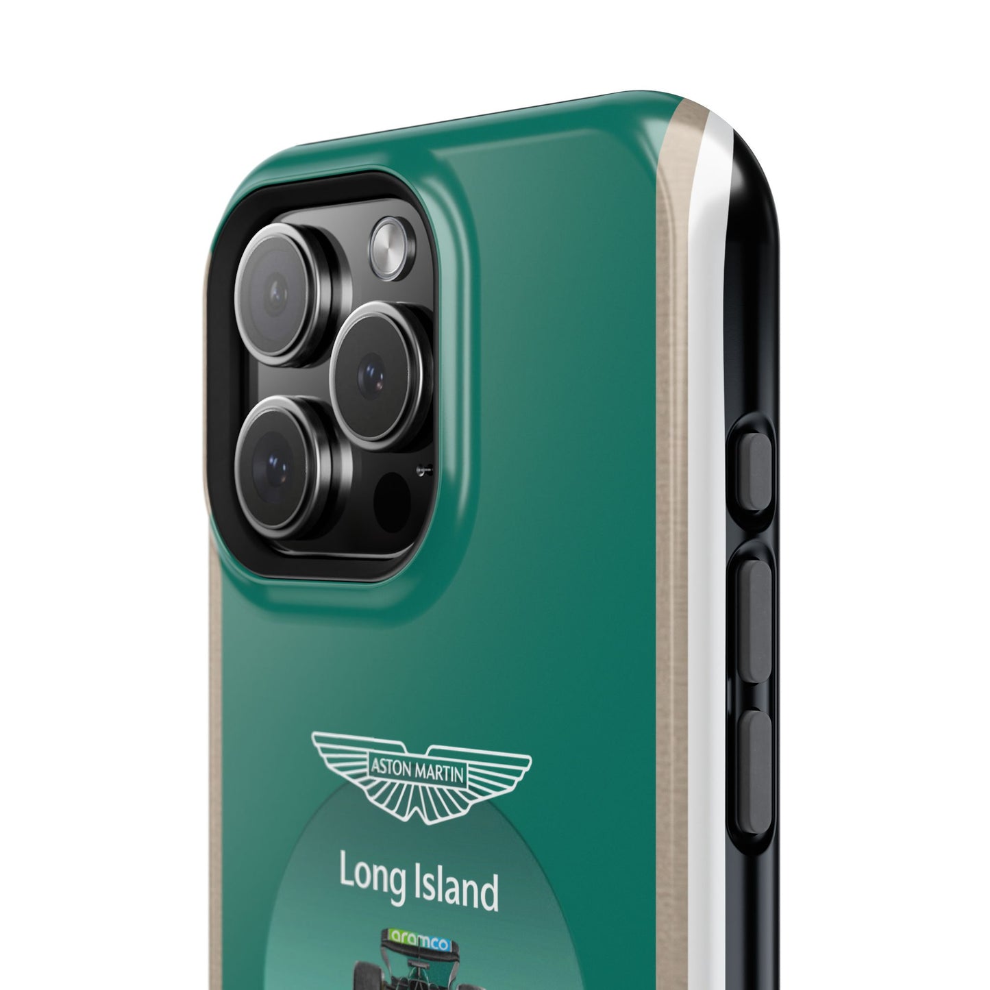 Aston Martin Long Island Formula 1 inspired Impact-Resistant Phone Case - Sleek & Stylish