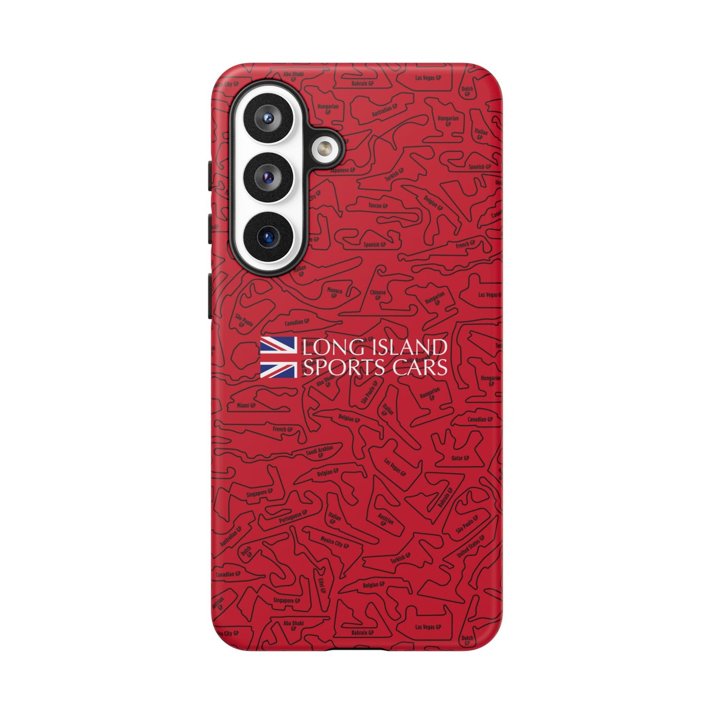 Long Island Sports Cars F1 race Track Inspired Impact-Resistant Phone Case