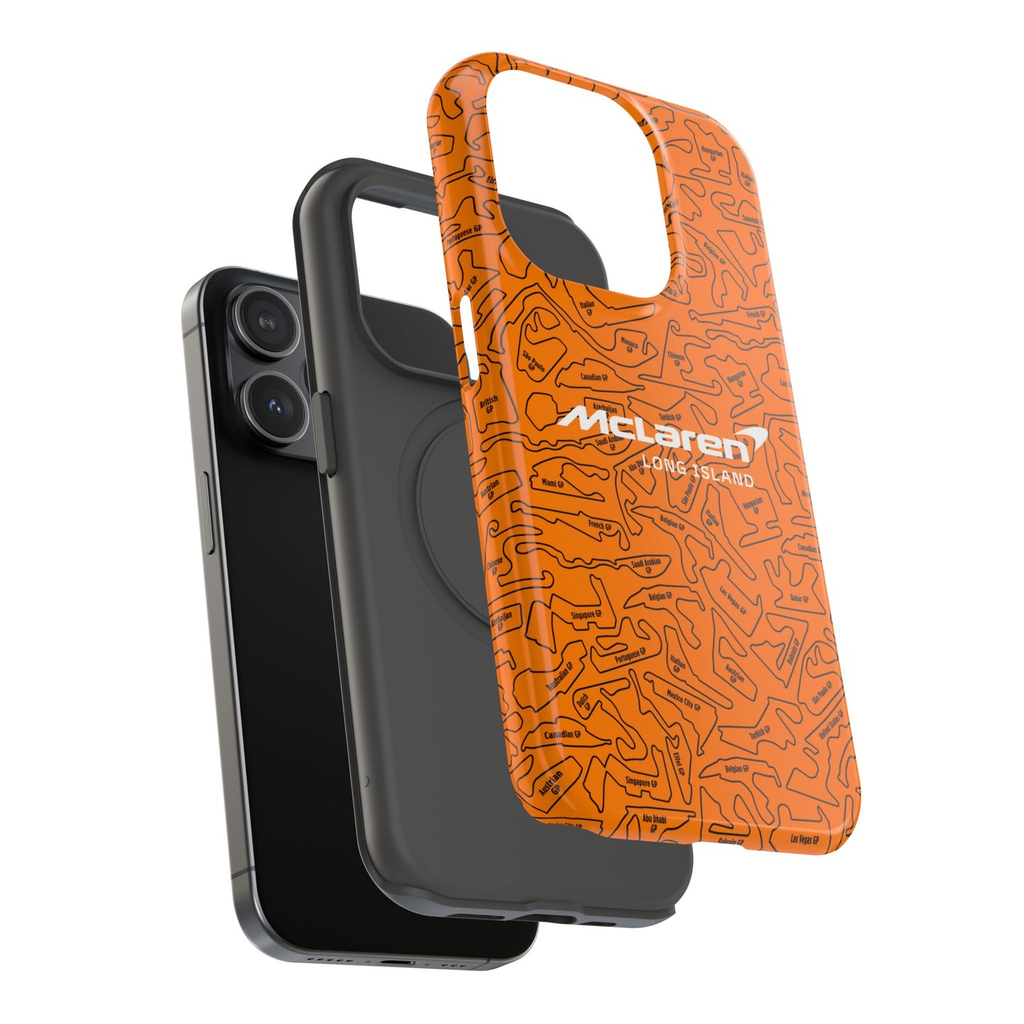 McLaren Long Island F1 race Track Inspired Impact-Resistant Phone Case