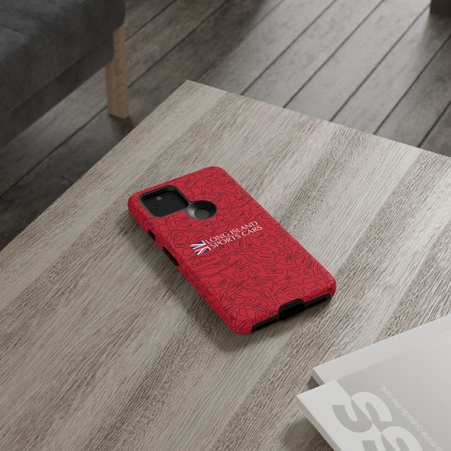 Long Island Sports Cars F1 race Track Inspired Impact-Resistant Phone Case