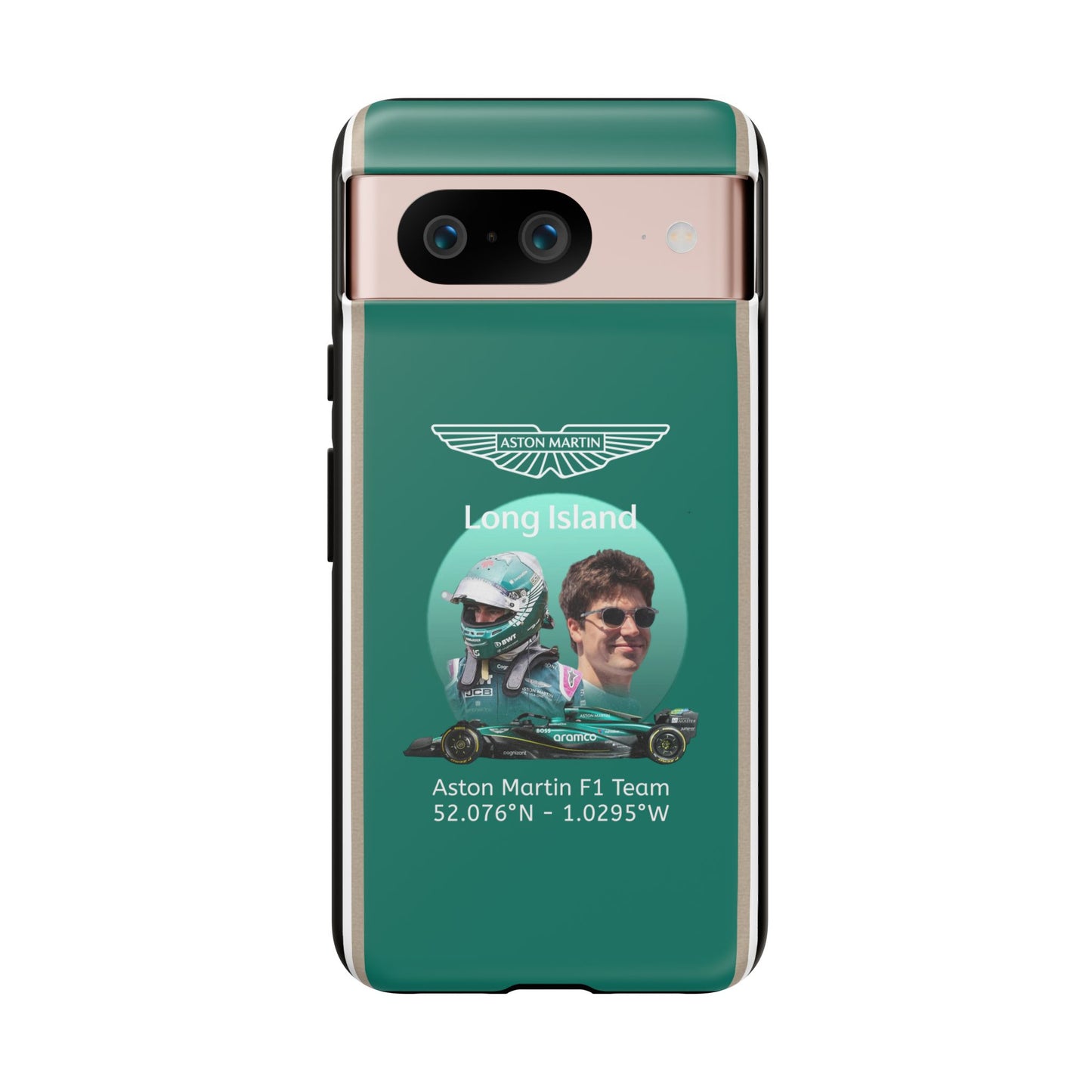 Aston Martin Long Island F1 inspired Lance Stroll Impact-Resistant Phone Case - Sleek & Stylish