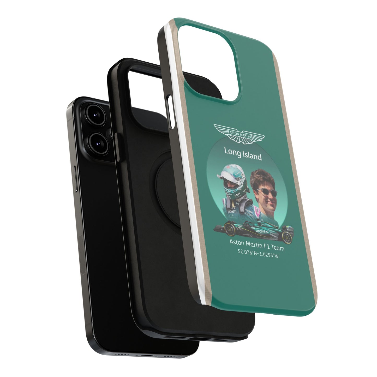 Aston Martin Long Island F1 inspired Lance Stroll Impact-Resistant Phone Case - Sleek & Stylish