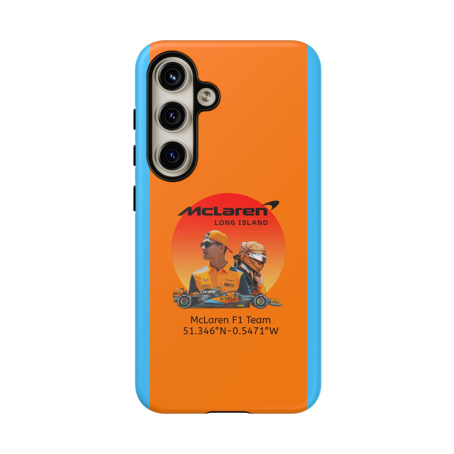 McLaren Long Island McLaren F1 inspired Lando Norris Impact-Resistant Phone Case - Sleek & Stylish