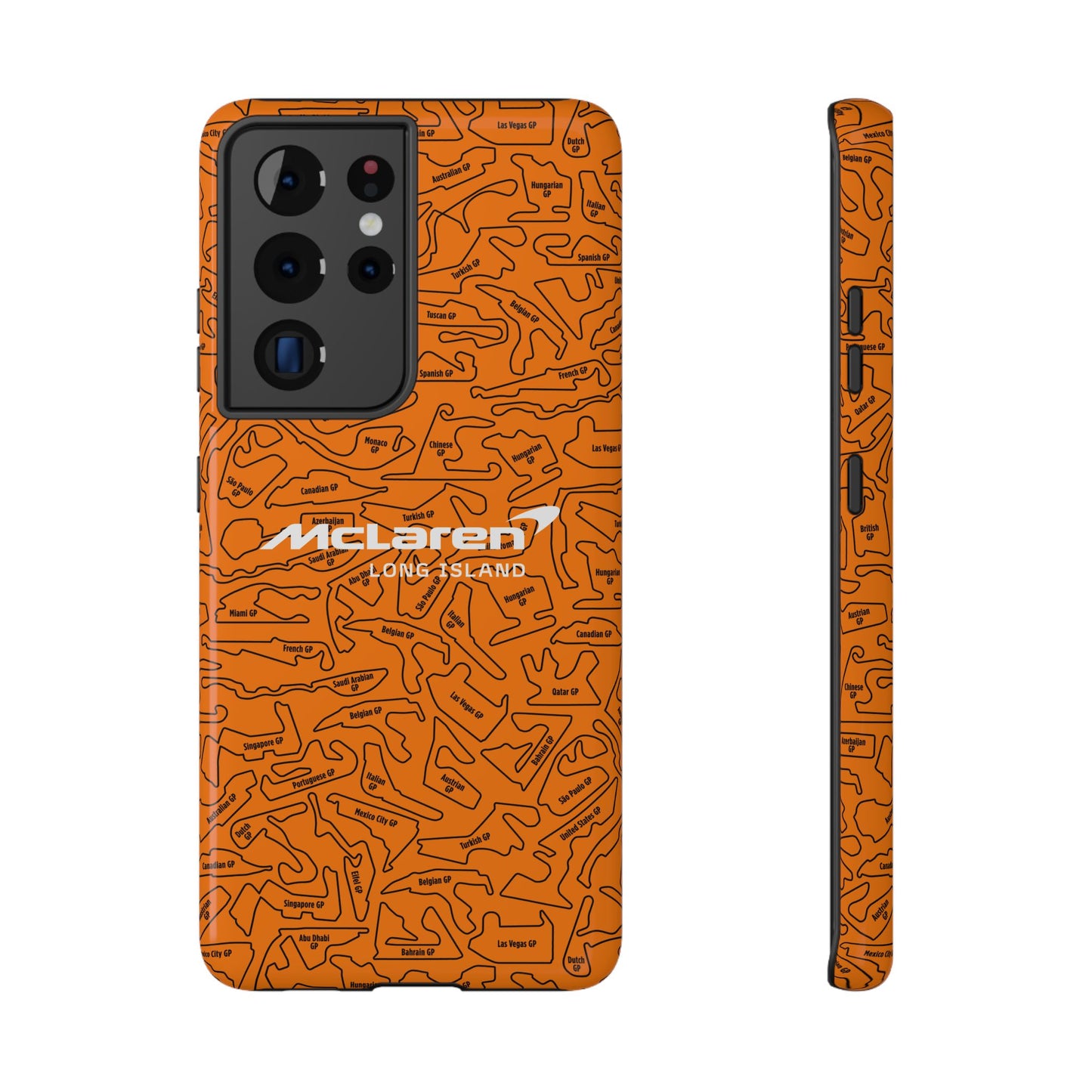 McLaren Long Island F1 race Track Inspired Impact-Resistant Phone Case