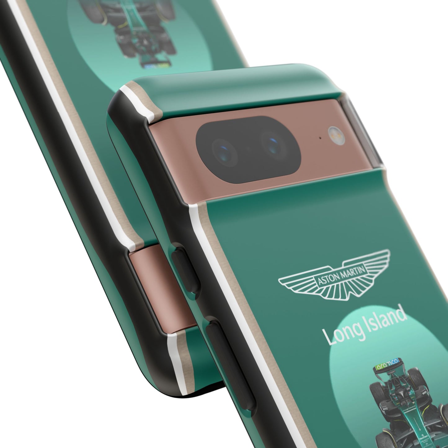 Aston Martin Long Island Formula 1 inspired Impact-Resistant Phone Case - Sleek & Stylish