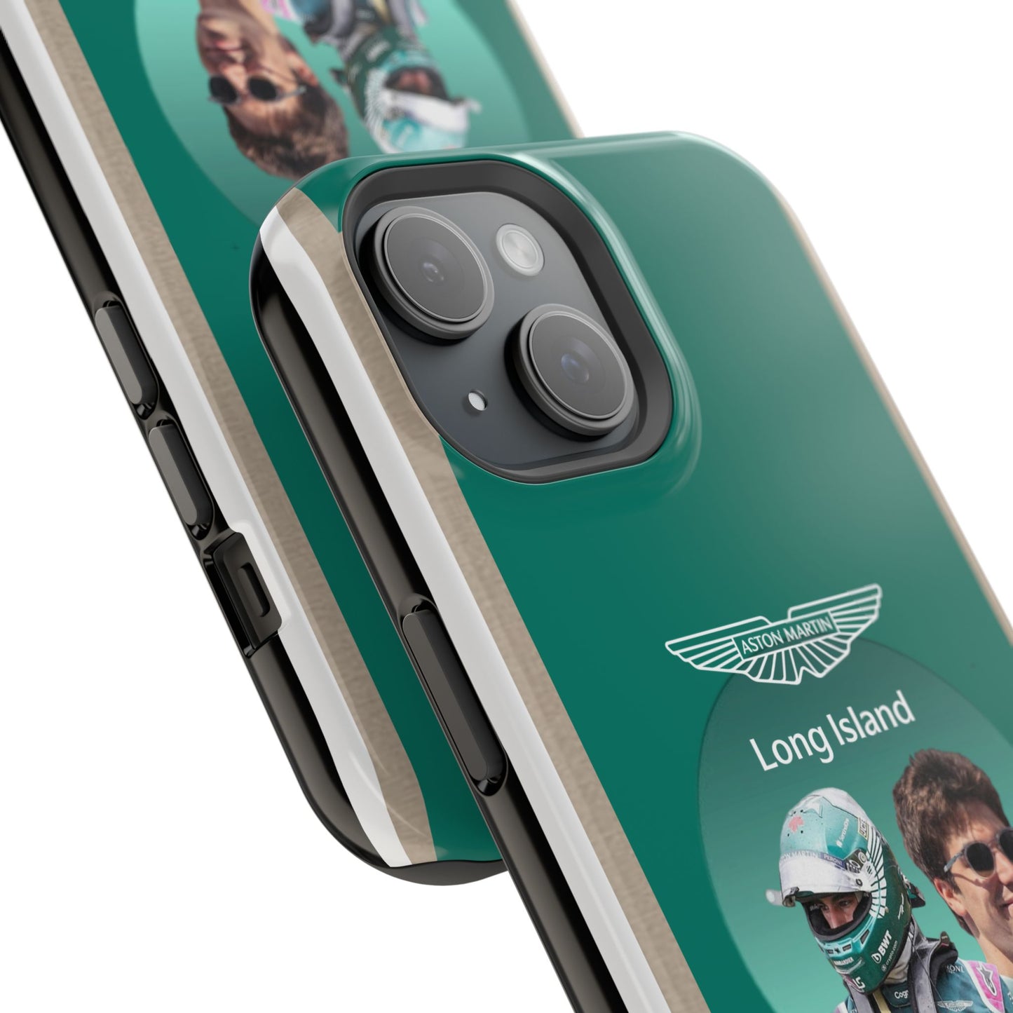 Aston Martin Long Island F1 inspired Lance Stroll Impact-Resistant Phone Case - Sleek & Stylish