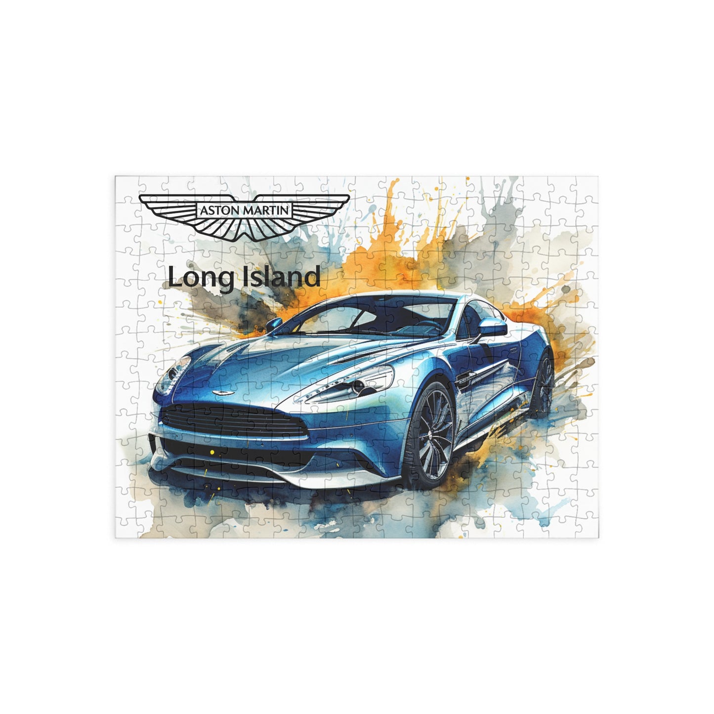 Aston Martin Long Island Vanquish Inspired Puzzle - 96, 252, 500, 1000-Piece Options