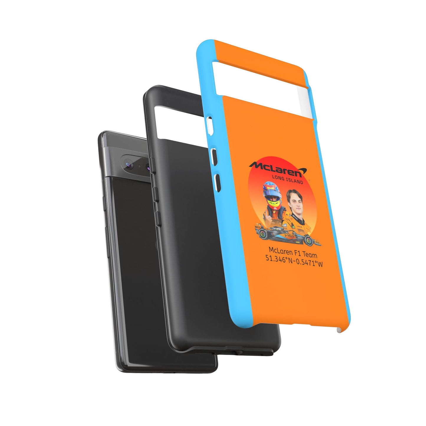 McLaren Long Island McLaren F1 inspired Oscar Piastri Impact-Resistant Phone Case - Sleek & Stylish