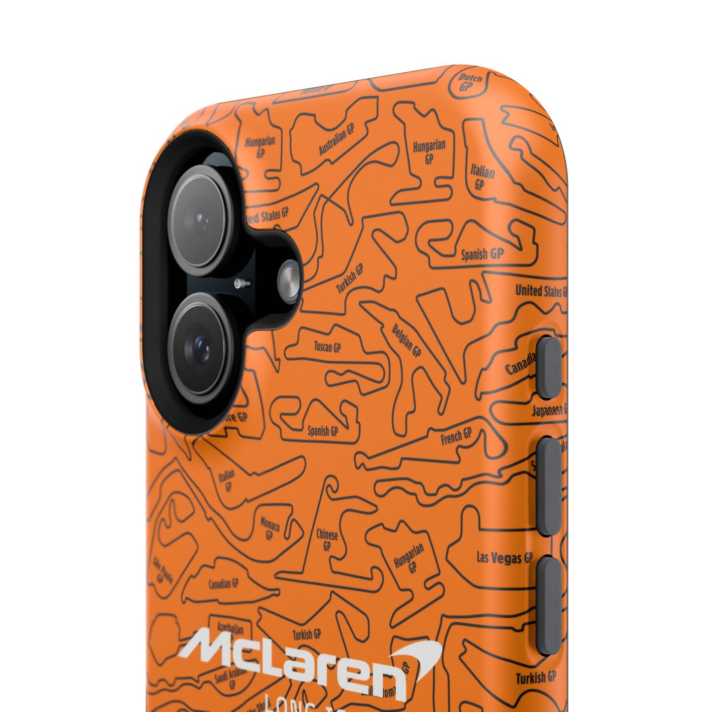 McLaren Long Island F1 race Track Inspired Impact-Resistant Phone Case