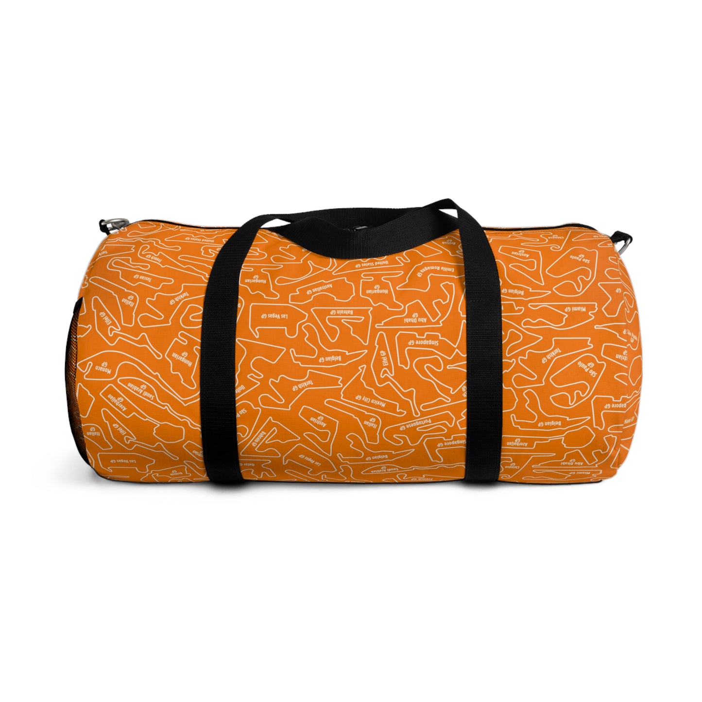 McLaren Long Island F1 Racetrack Vibrant Papaya Travel Duffel Bag