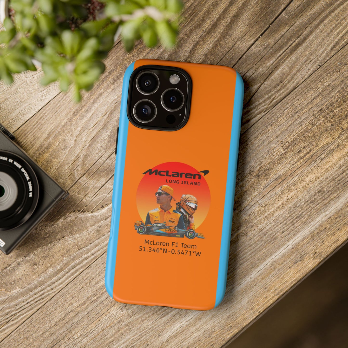 McLaren Long Island McLaren F1 inspired Lando Norris Impact-Resistant Phone Case - Sleek & Stylish