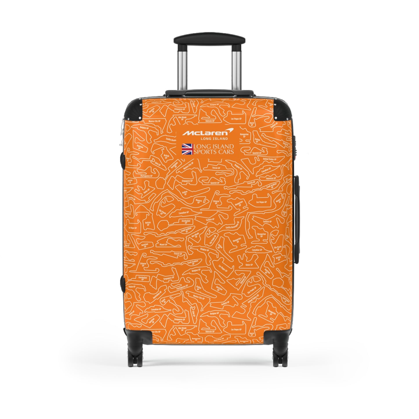 McLaren Long Island Orange Papaya F1 Racetrack Suitcase
