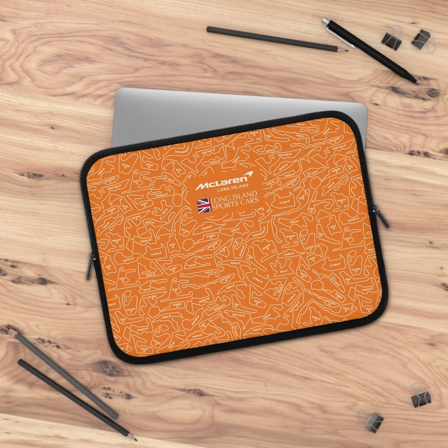 McLaren Long Island F1 Racetrack Laptop Sleeve