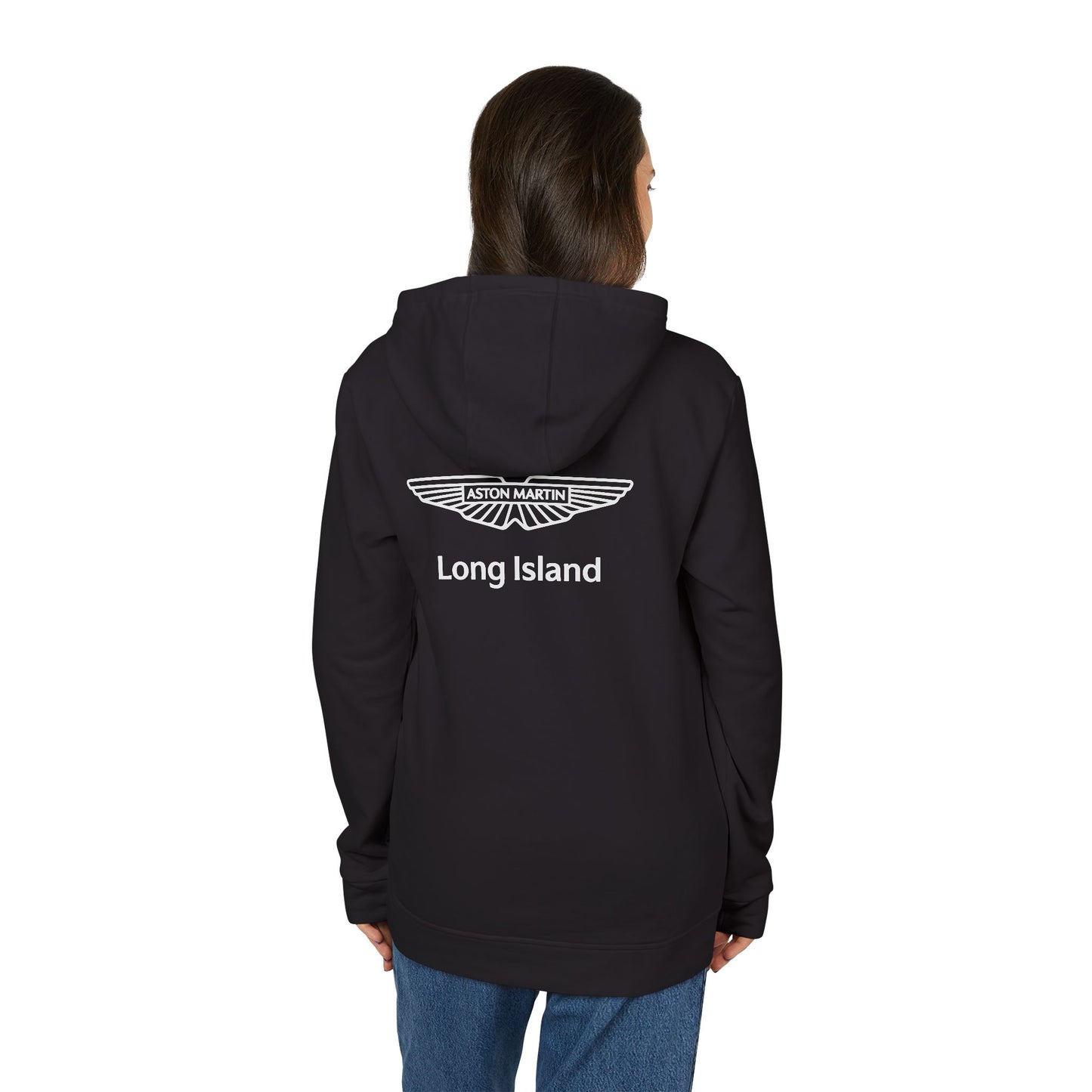 Adidas Long Island Sports Cars|Aston Martin Long Island Fleece Hoodie for Car Enthusiasts