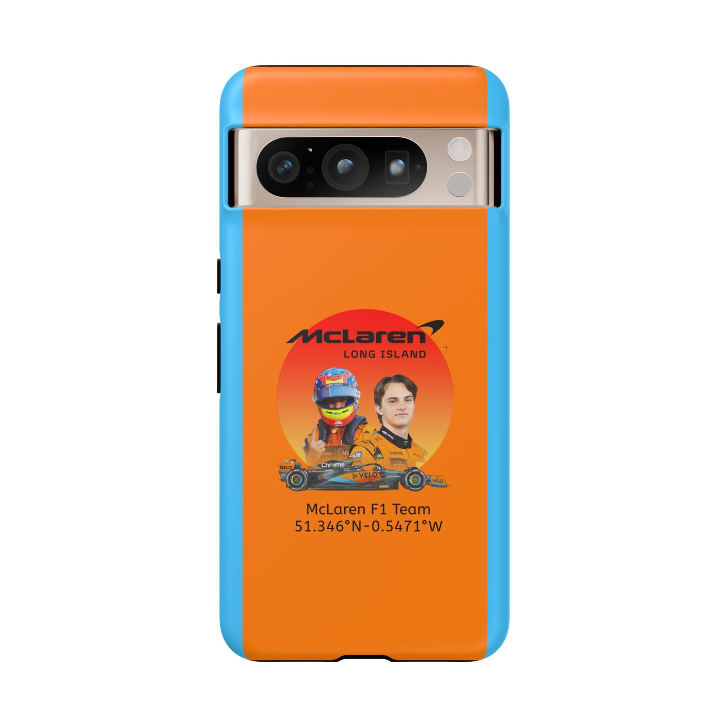 McLaren Long Island McLaren F1 inspired Oscar Piastri Impact-Resistant Phone Case - Sleek & Stylish
