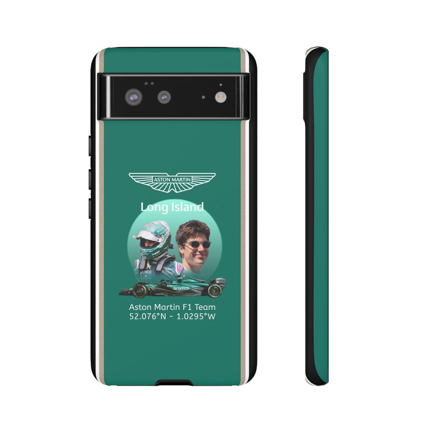 Aston Martin Long Island F1 inspired Lance Stroll Impact-Resistant Phone Case - Sleek & Stylish