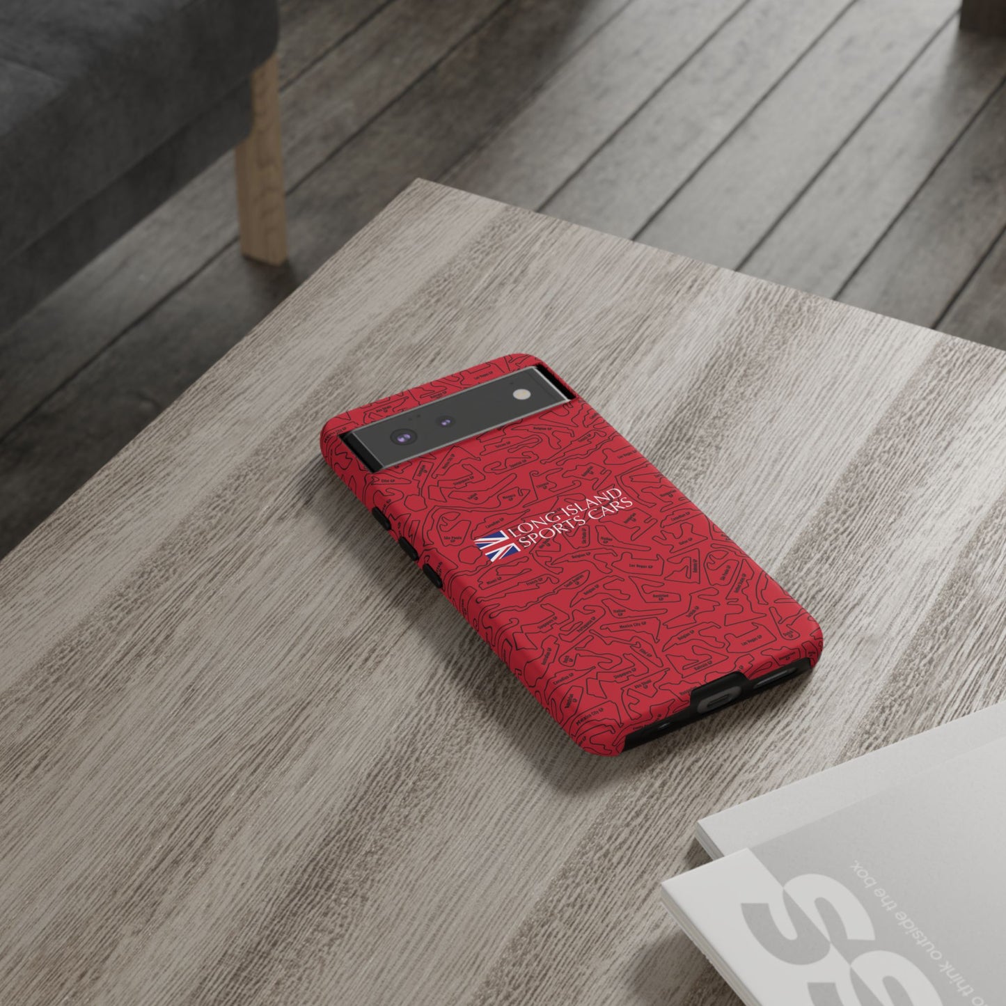 Long Island Sports Cars F1 race Track Inspired Impact-Resistant Phone Case