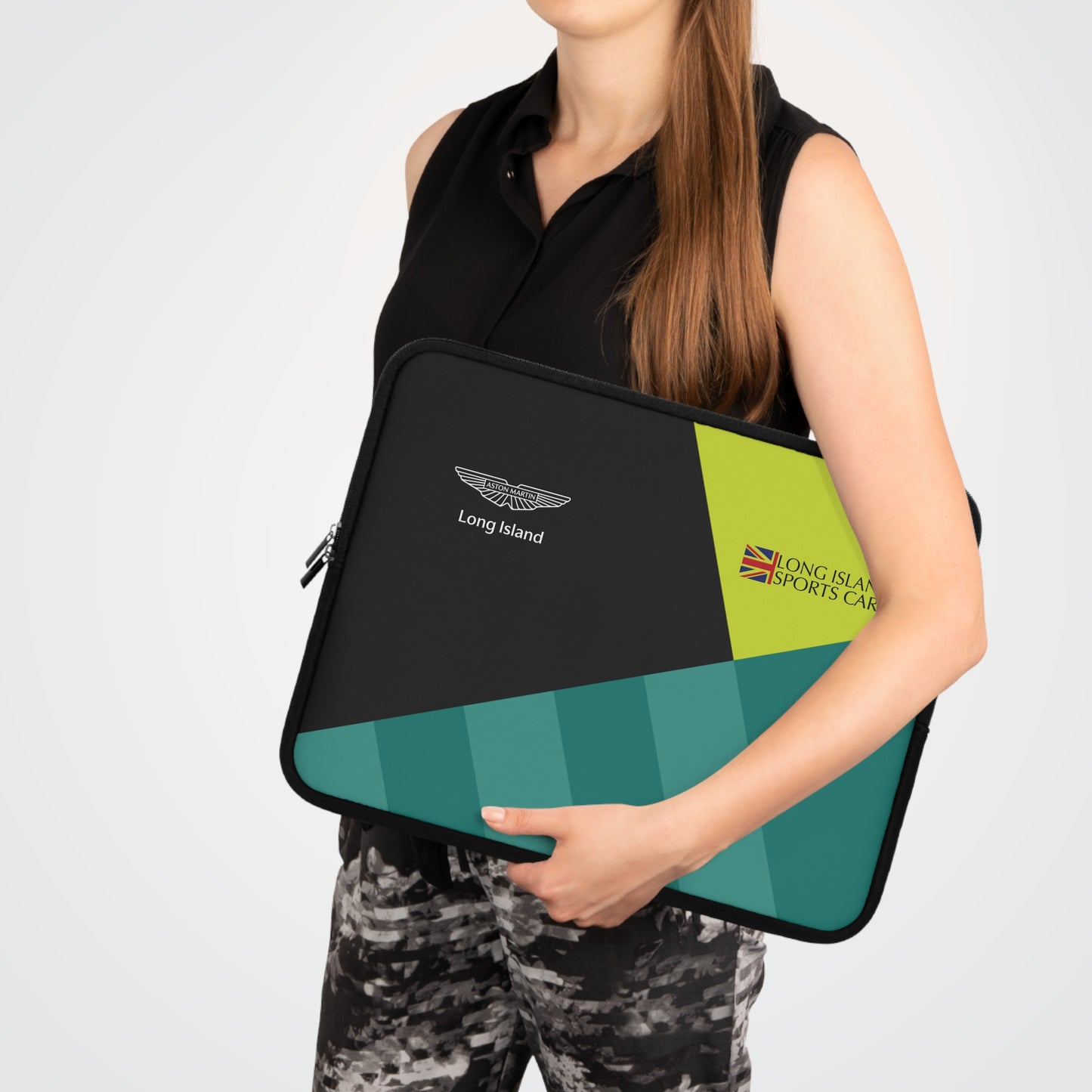 Aston Martin Long Island AM Green Laptop Sleeve