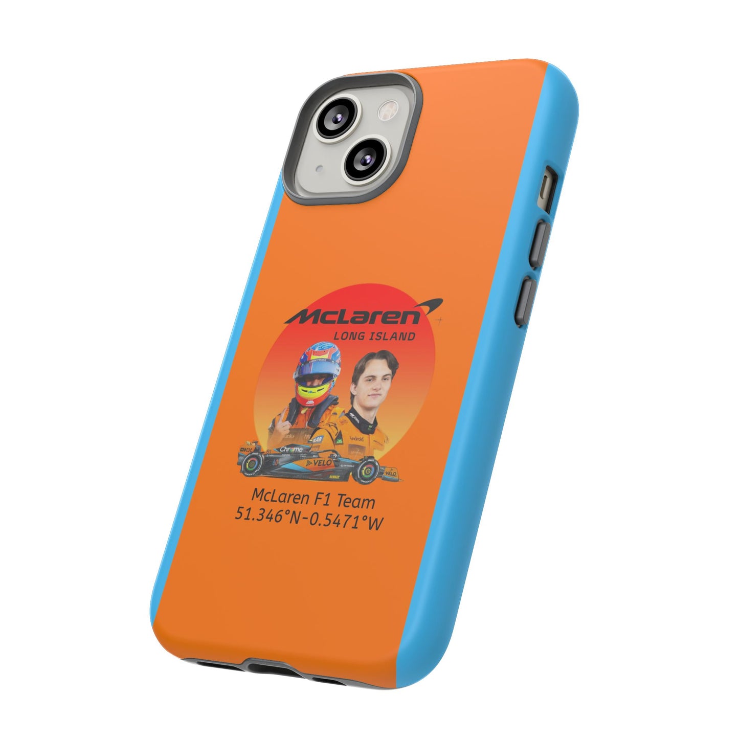 McLaren Long Island McLaren F1 inspired Oscar Piastri Impact-Resistant Phone Case - Sleek & Stylish
