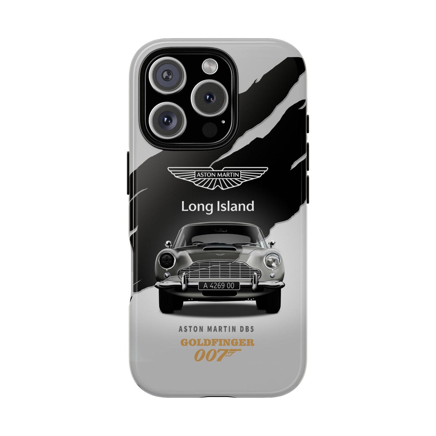 Aston Martin Long Island Phone Case Aston Martin DB5 Goldfinger 007 inspired Phone case (iPhone 8-17)
