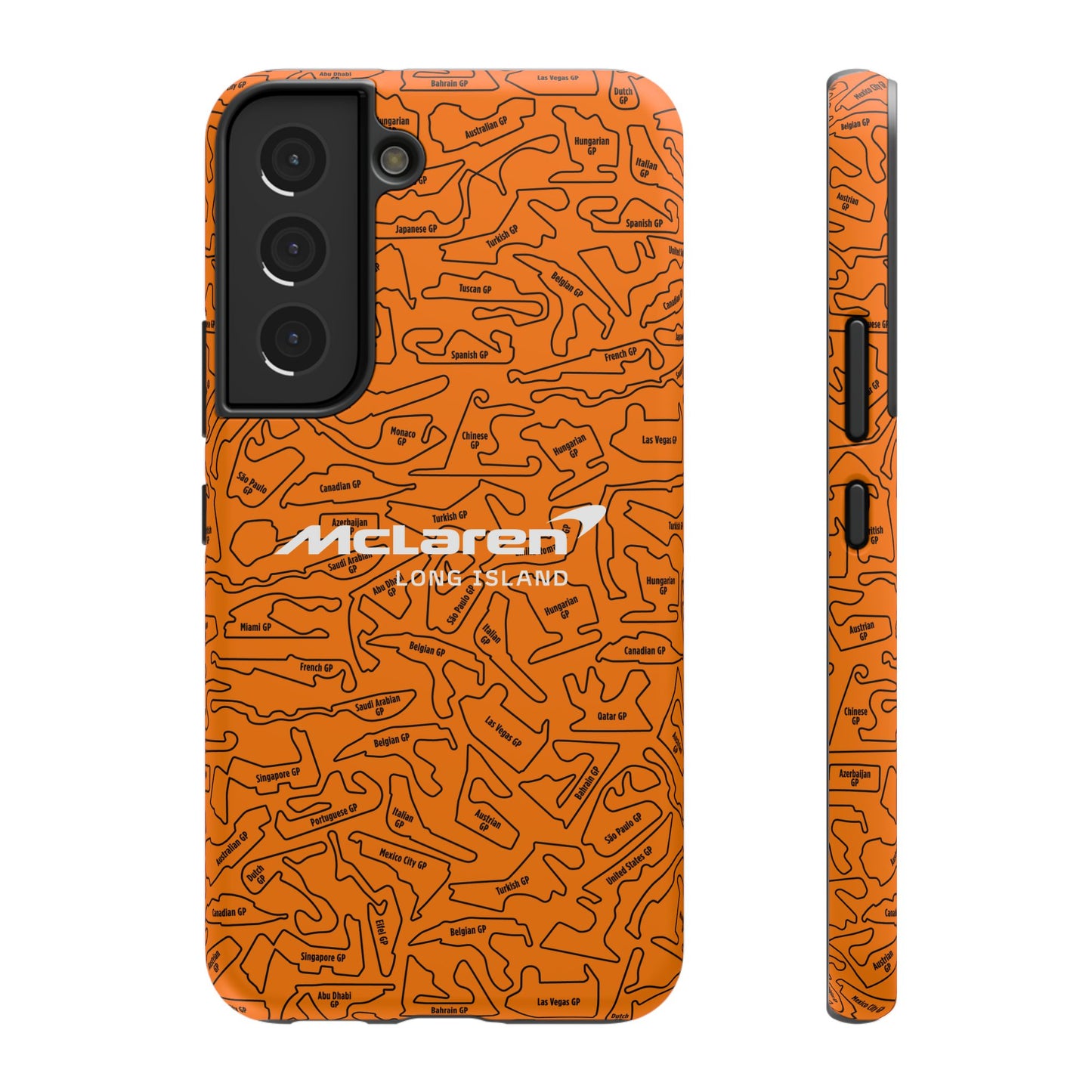 McLaren Long Island F1 race Track Inspired Impact-Resistant Phone Case