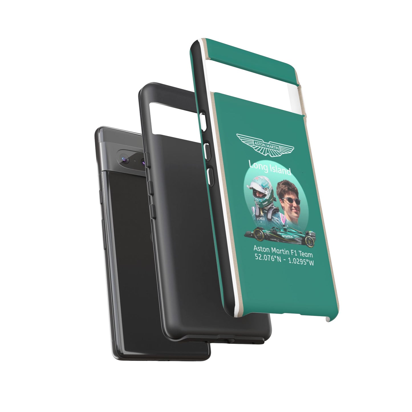 Aston Martin Long Island F1 inspired Lance Stroll Impact-Resistant Phone Case - Sleek & Stylish