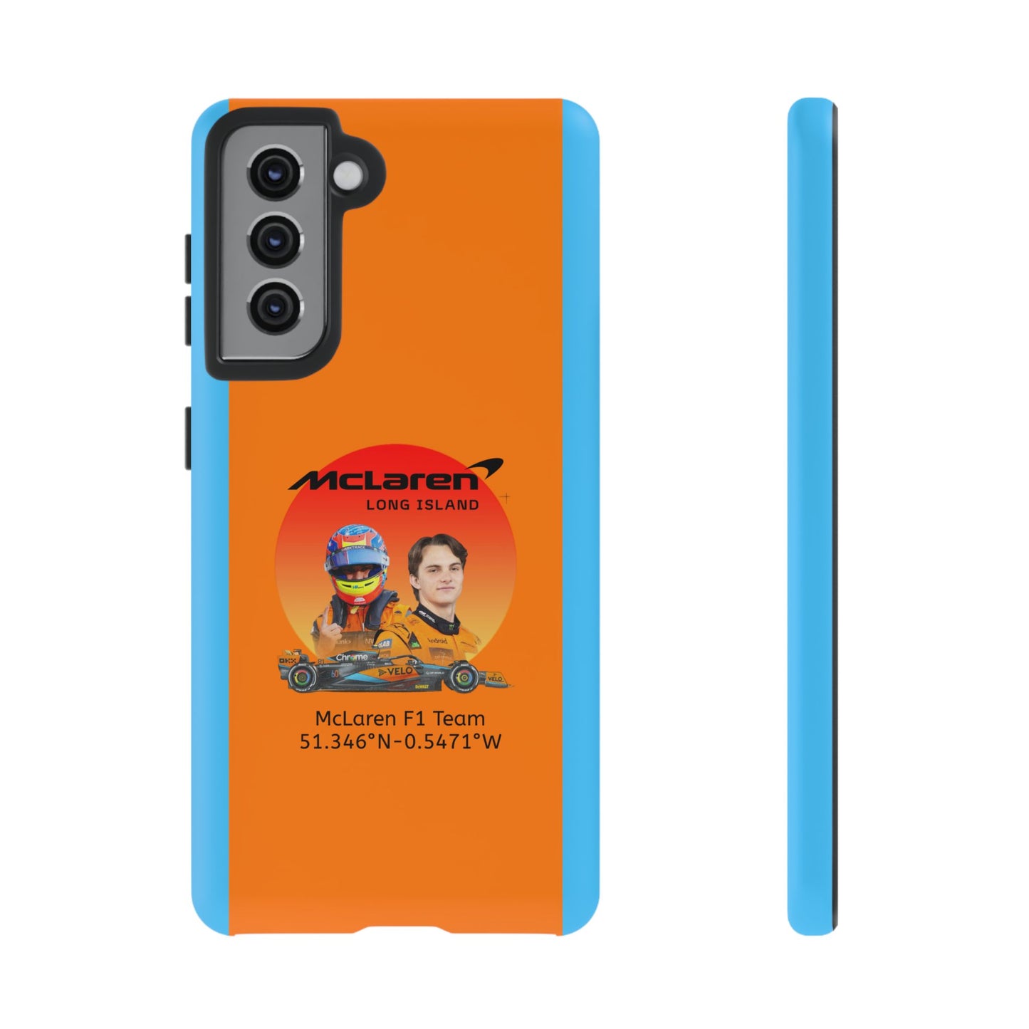 McLaren Long Island McLaren F1 inspired Oscar Piastri Impact-Resistant Phone Case - Sleek & Stylish