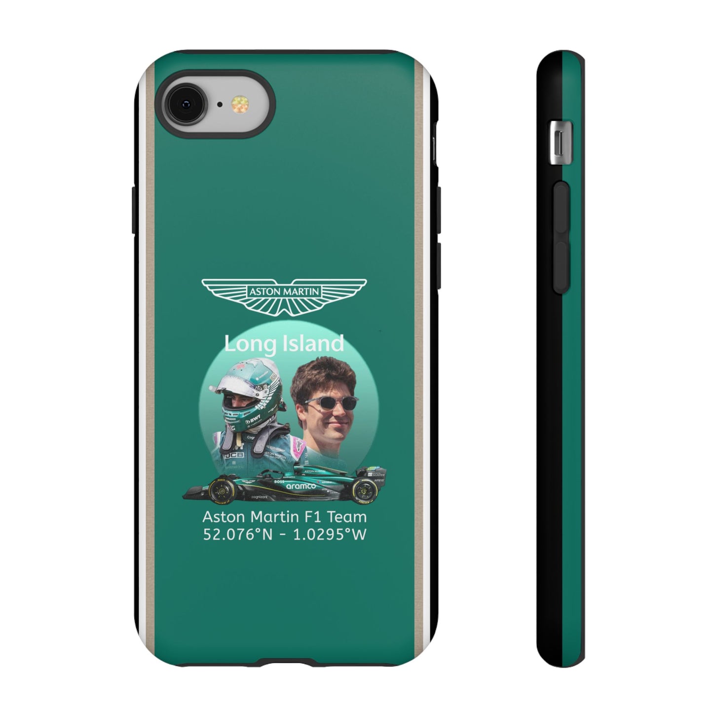 Aston Martin Long Island F1 inspired Lance Stroll Impact-Resistant Phone Case - Sleek & Stylish