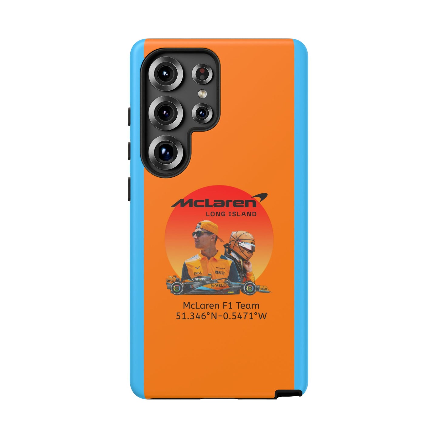 McLaren Long Island McLaren F1 inspired Lando Norris Impact-Resistant Phone Case - Sleek & Stylish