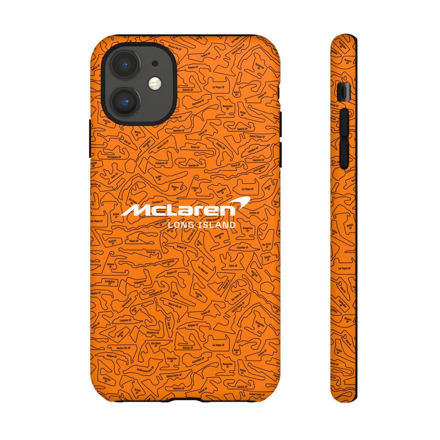 McLaren Long Island F1 race Track Inspired Impact-Resistant Phone Case