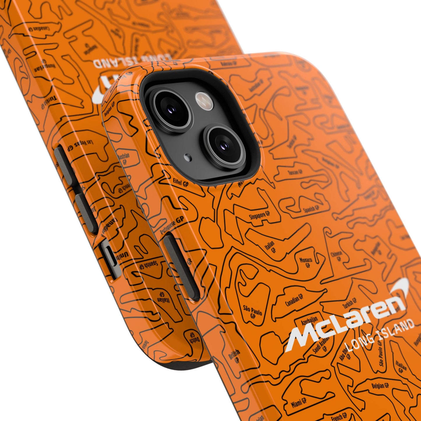 McLaren Long Island F1 race Track Inspired Impact-Resistant Phone Case