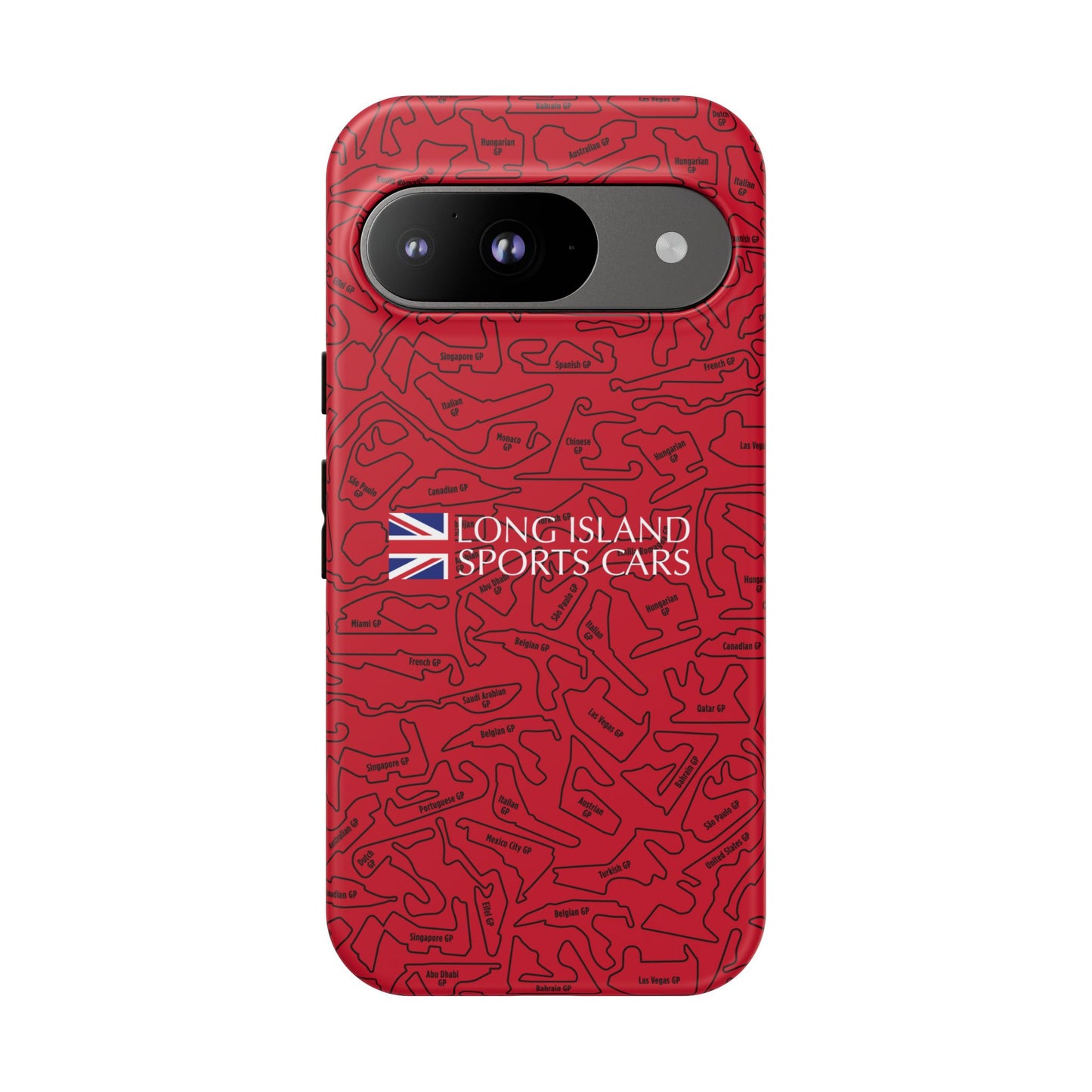 Long Island Sports Cars F1 race Track Inspired Impact-Resistant Phone Case
