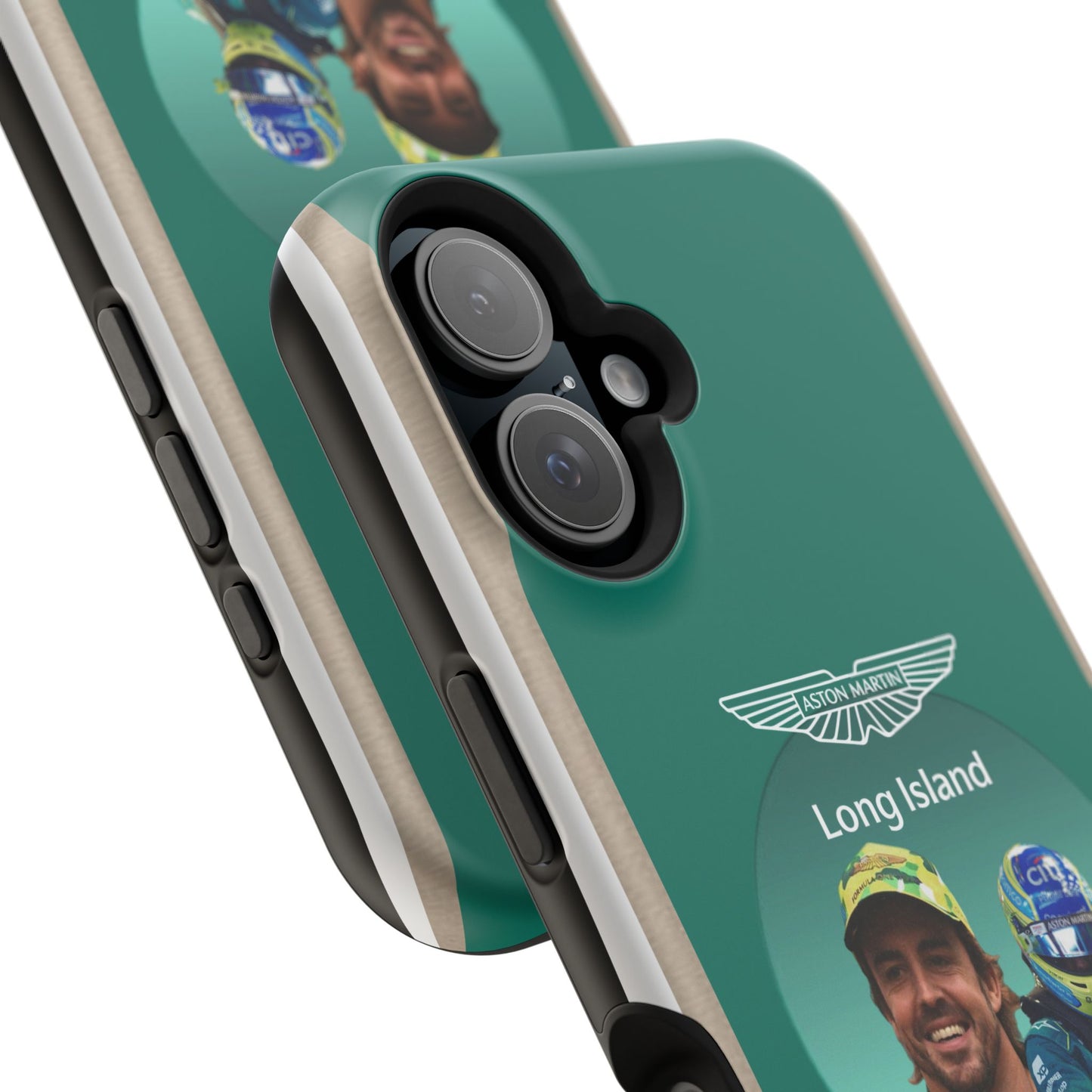 Aston Martin Long Island F1 inspired Fernando Alonso Impact-Resistant Phone Case - Sleek & Stylish