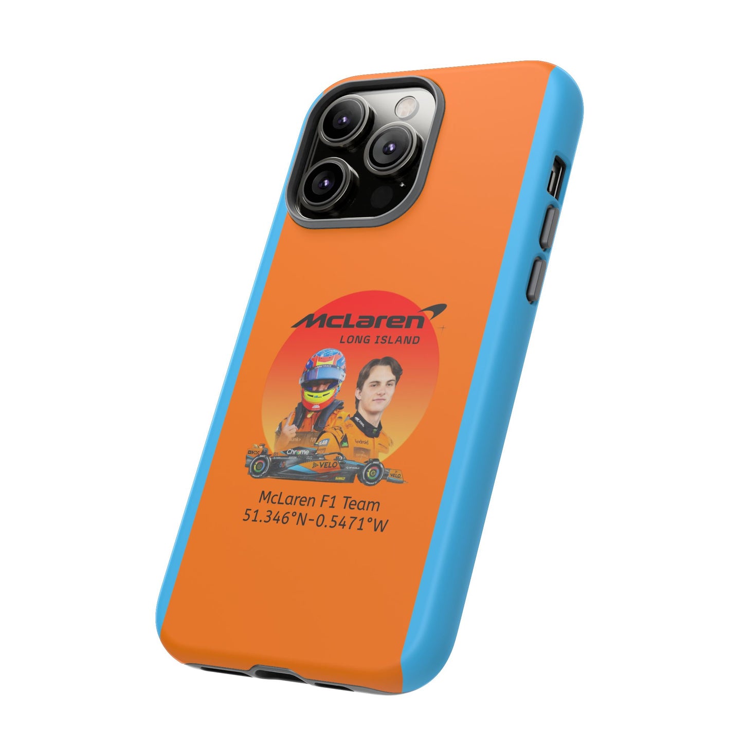 McLaren Long Island McLaren F1 inspired Oscar Piastri Impact-Resistant Phone Case - Sleek & Stylish