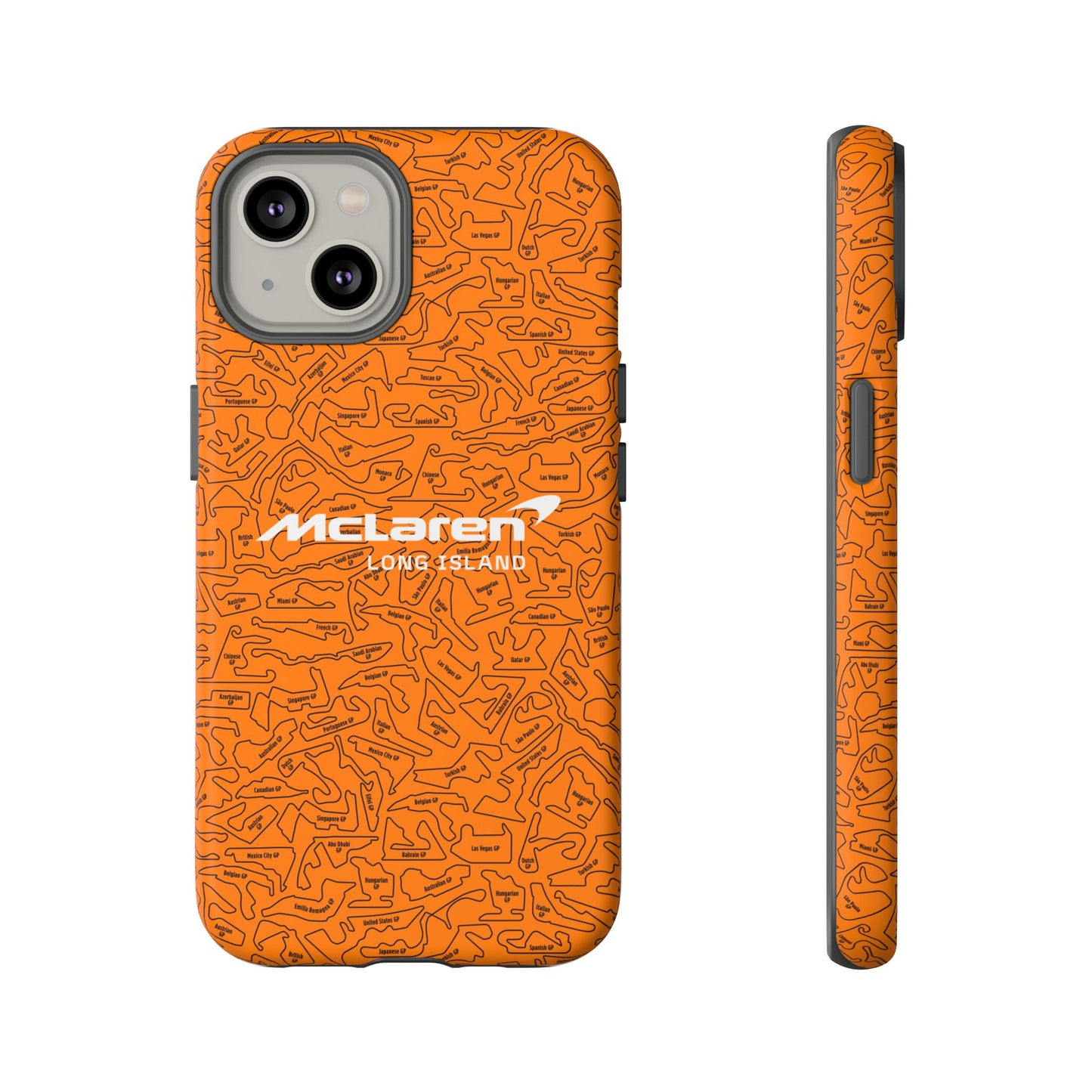 McLaren Long Island F1 race Track Inspired Impact-Resistant Phone Case
