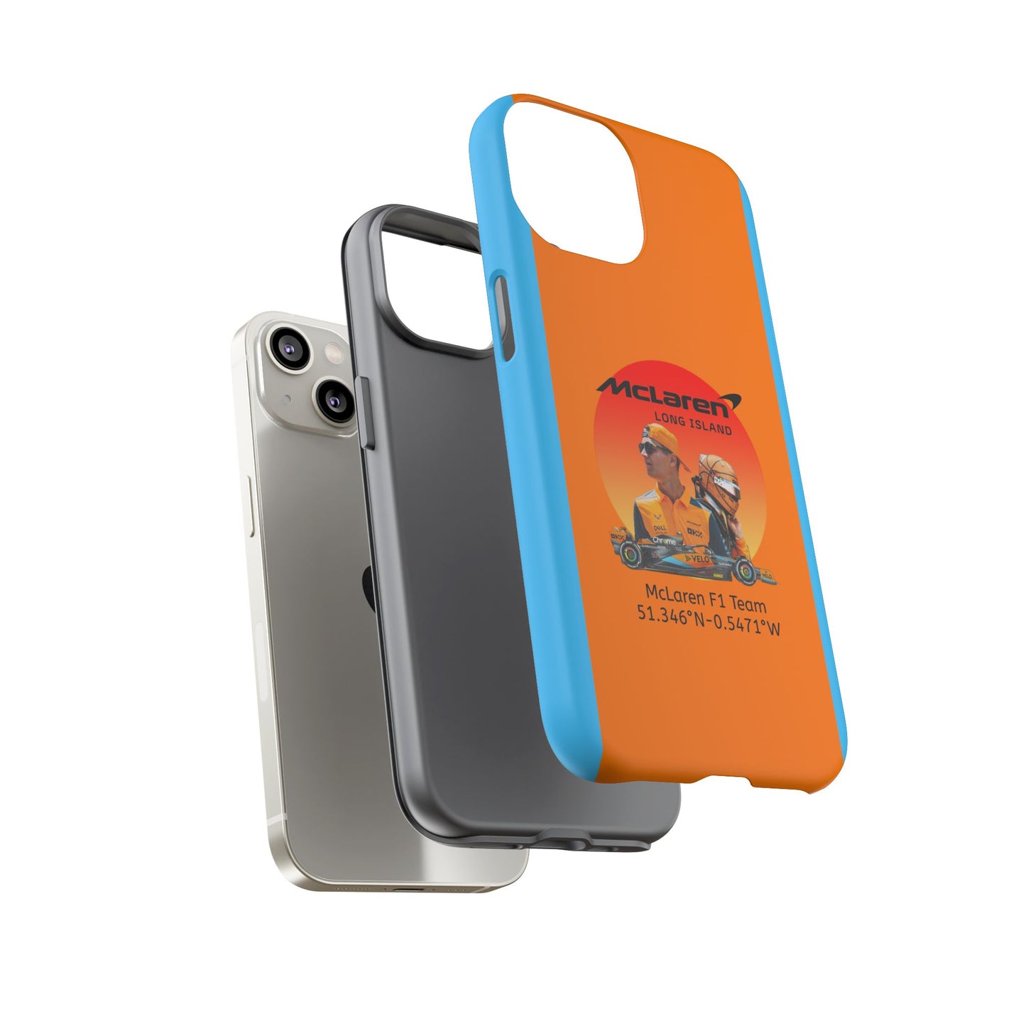 McLaren Long Island McLaren F1 inspired Lando Norris Impact-Resistant Phone Case - Sleek & Stylish